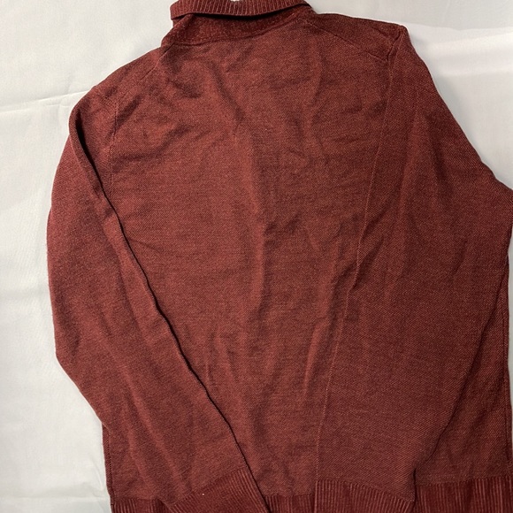 BNWT CANALI Mens 100% Cashmere wool 3 Buttons Sweater Dark Red 50 US 40 Medium - Picture 6 of 8